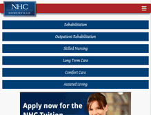 Tablet Screenshot of nhcsomerville.com